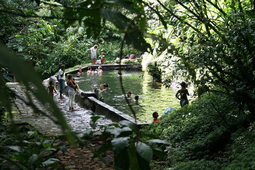 Bains Jaunes en Guadeloupe