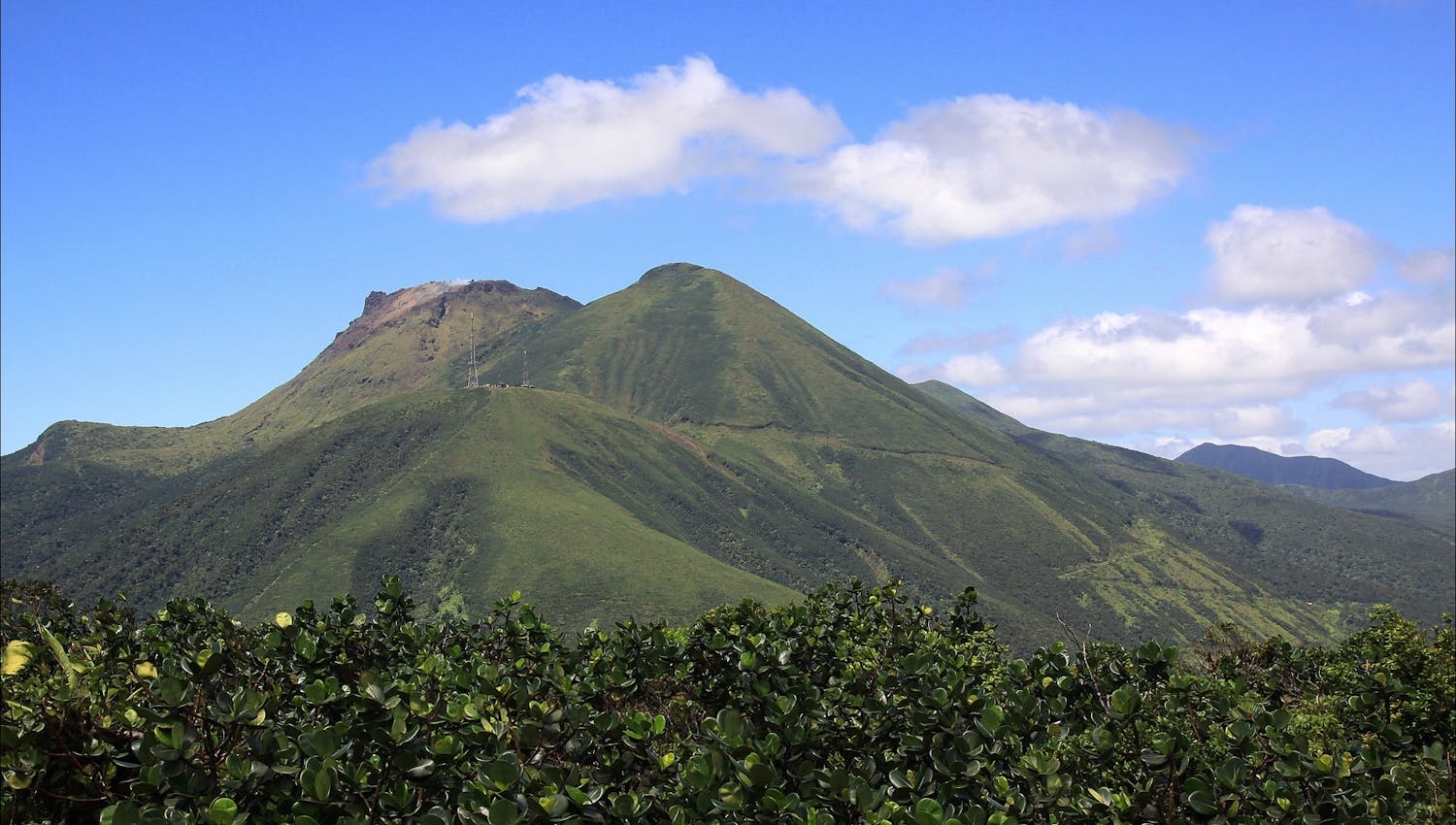 La souffrière de la Guadeloupe