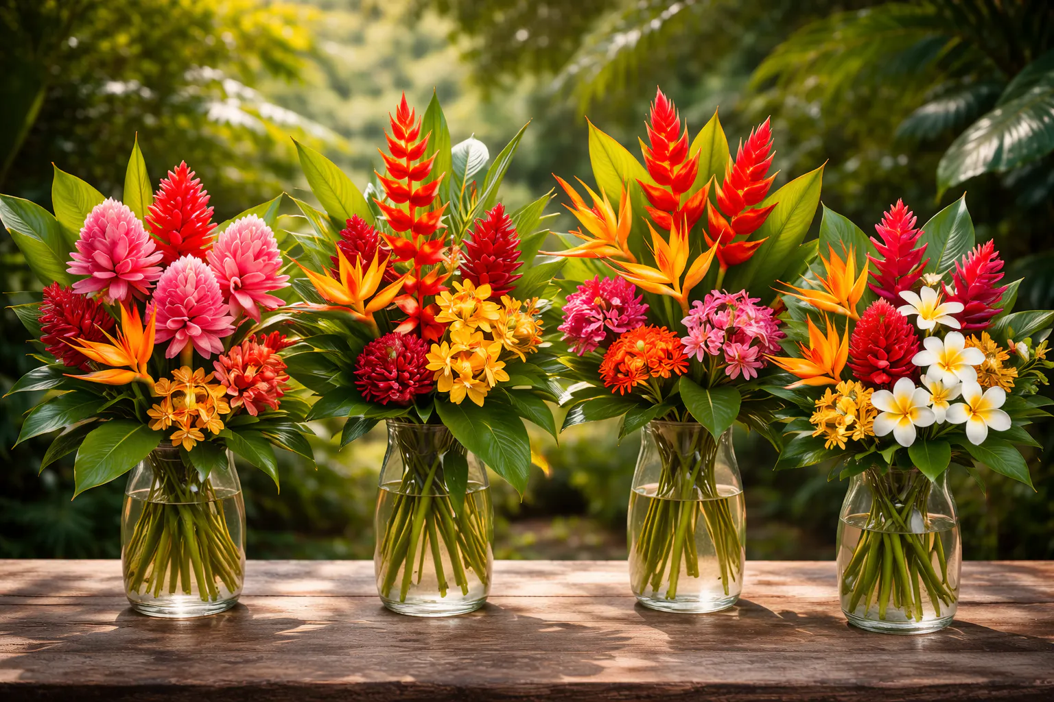 Souvenir Martinique - Bouquet de fleur tropical