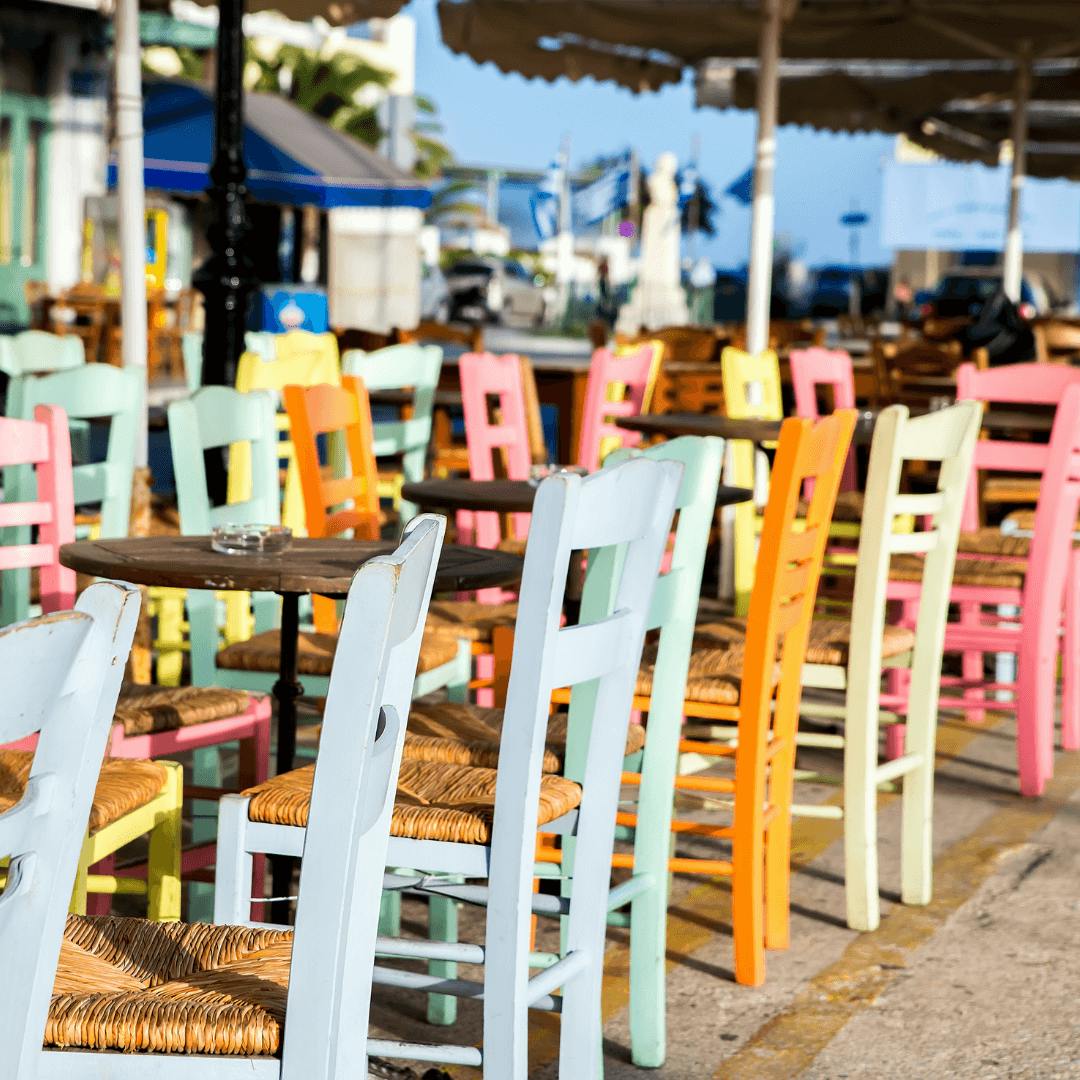 restaurant en bord de mer