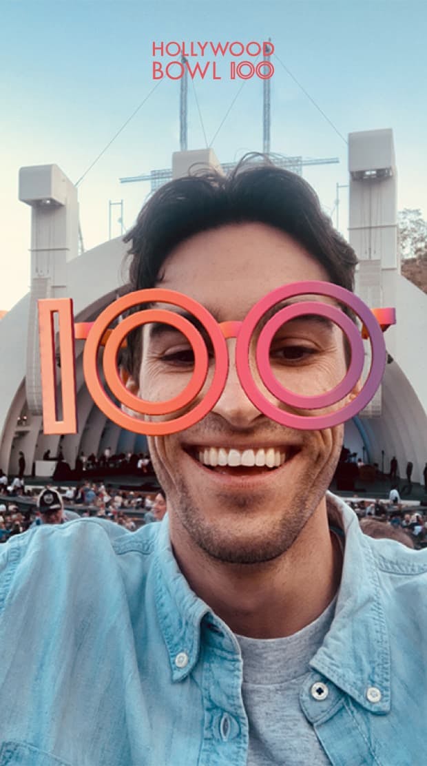 Hollywood Bowl 100 AR Filter