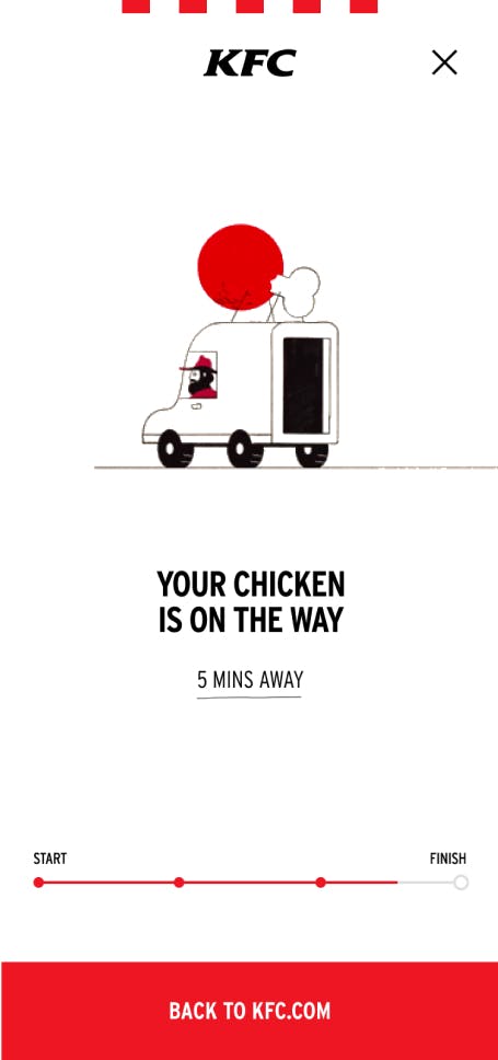 Order Status KFC App