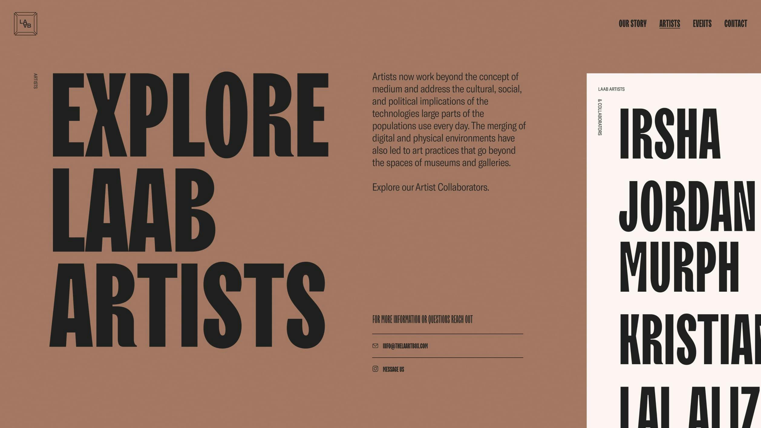 LAAB Artists
