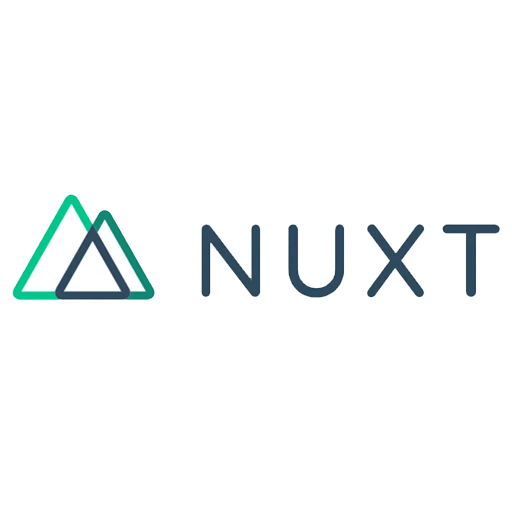 Nuxt logo with link