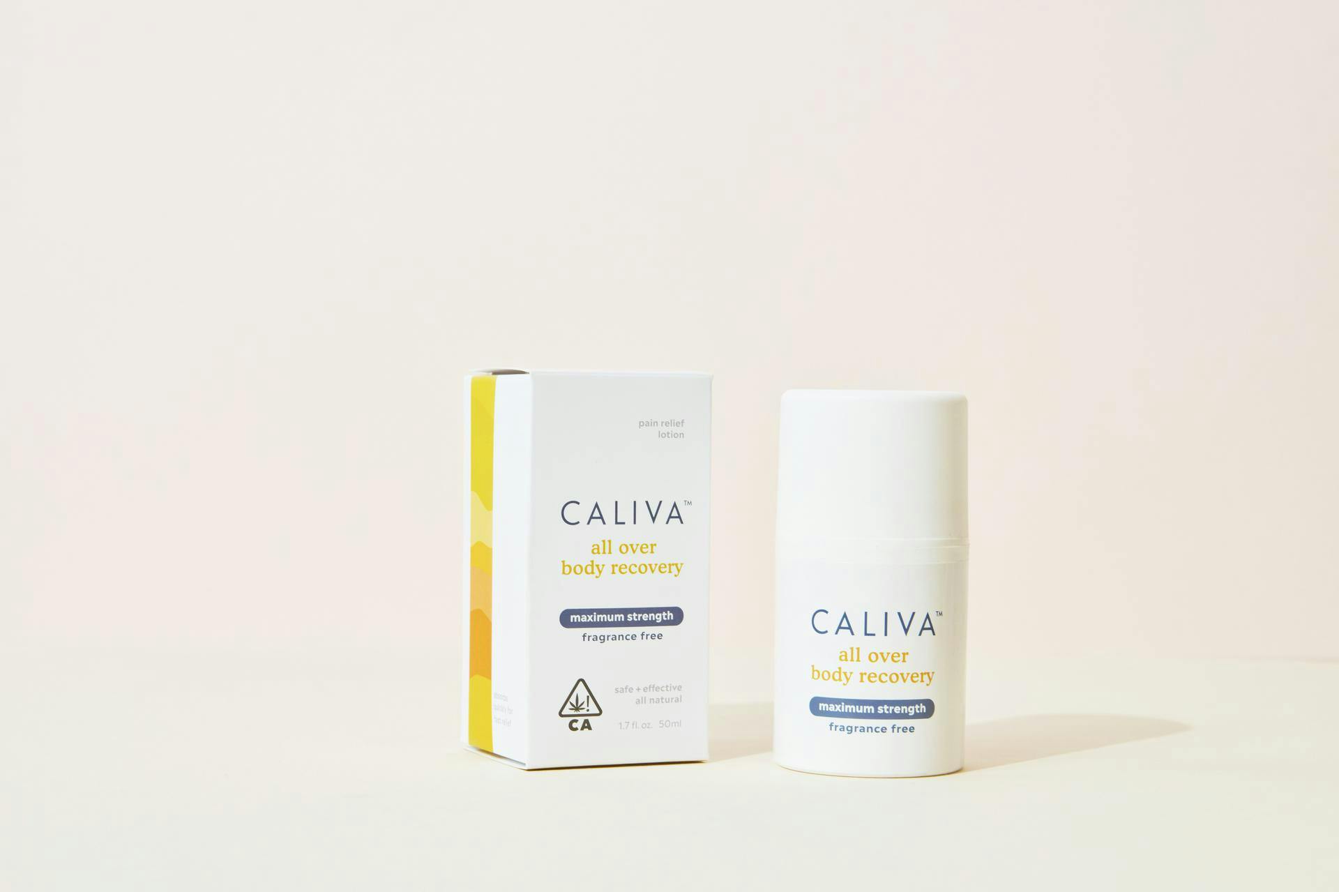 Caliva all over body relief cannabis CBD lotion
