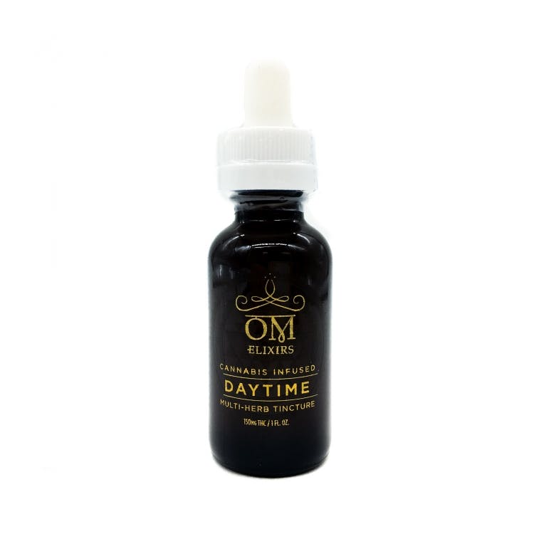 Om Edibles tinctures are light and alcohol-free.