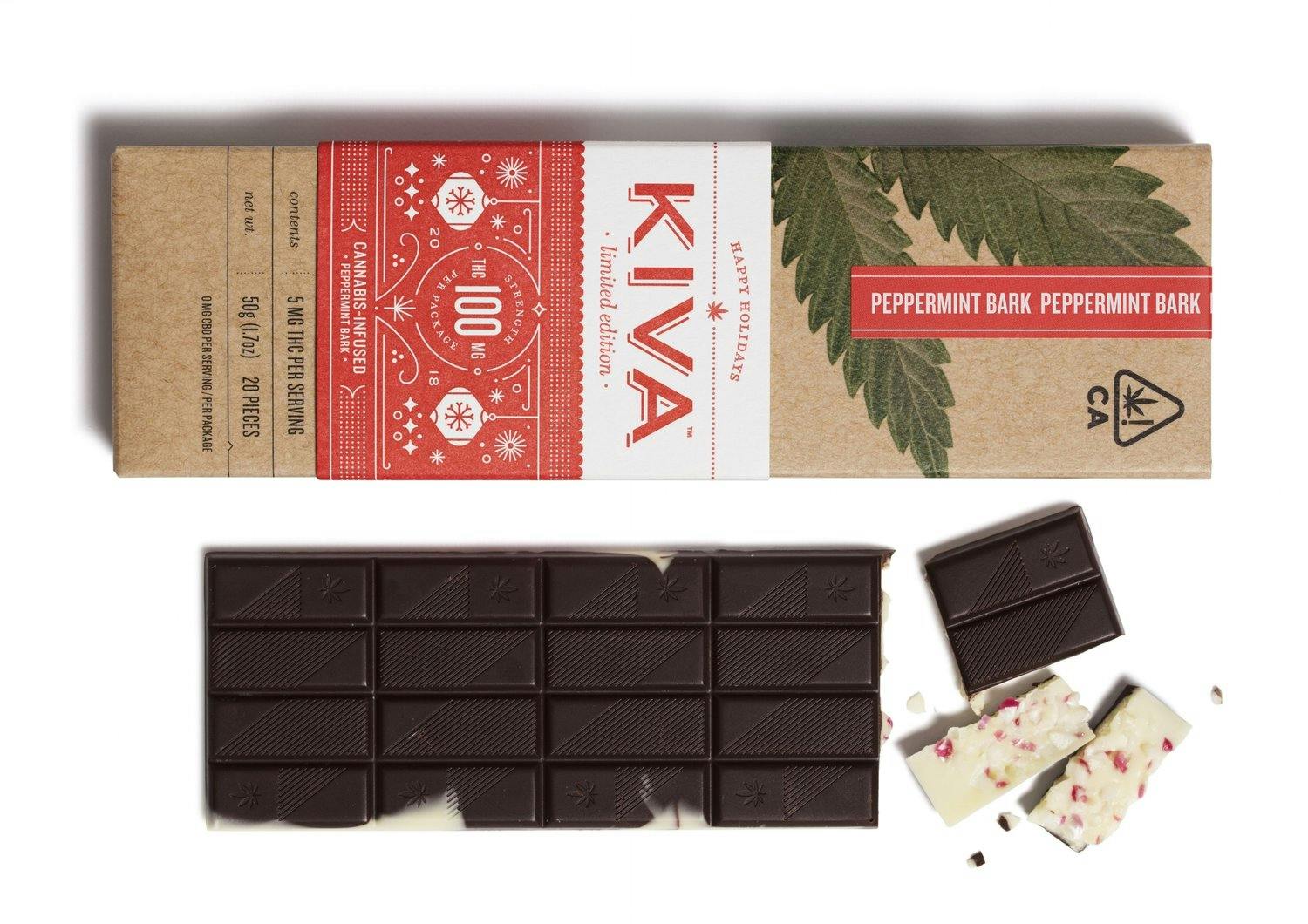 kiva peppermint bark 