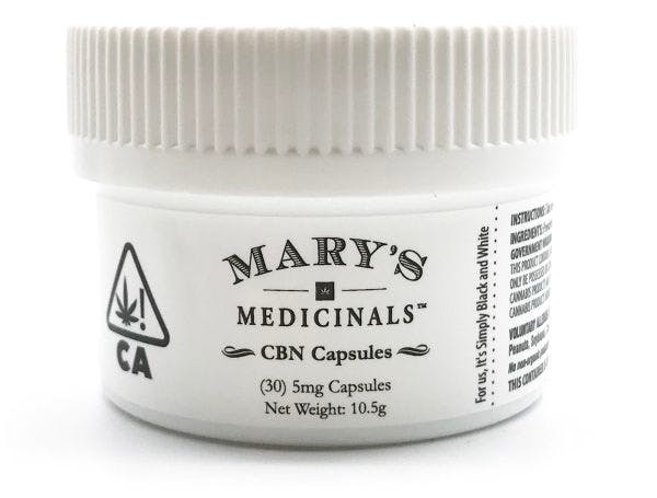 Mary's Medicinals CBN sleep capsules