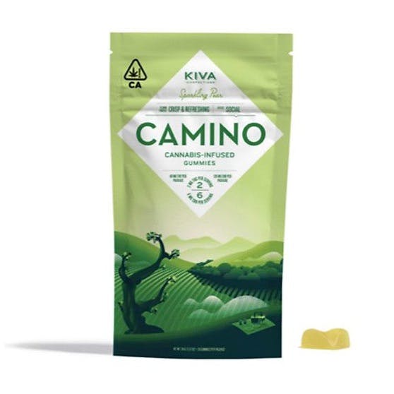 Kiva Camino Sparkling Pear Gummies 