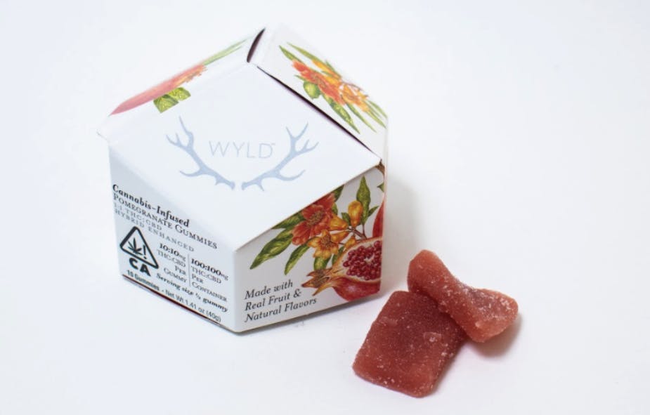 Wyld cannabis-infused pomegranate gummies