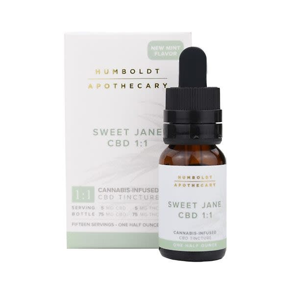 Humboldt Apothecary Sweet Jane 1:1 CBD Tincture