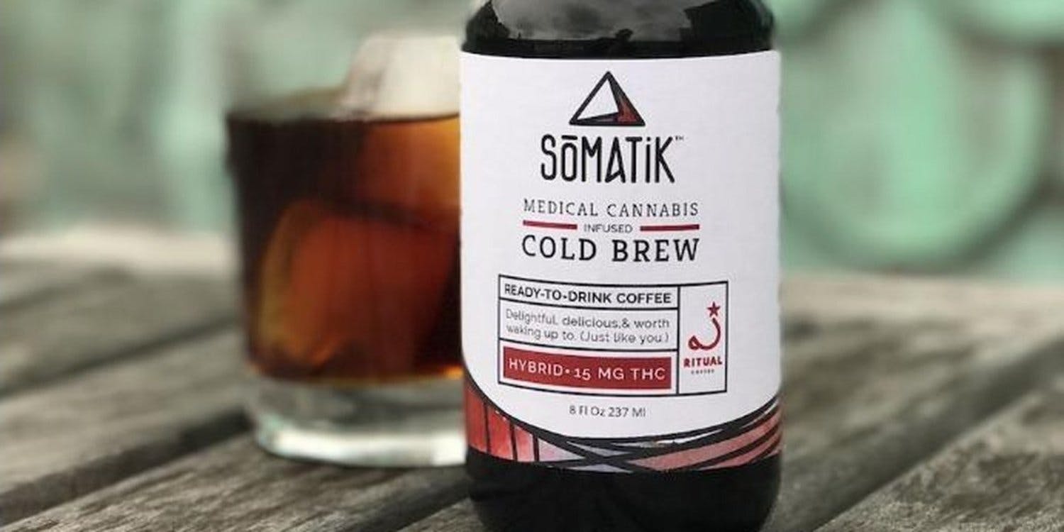Somatik cannabis infused cold brew coffee