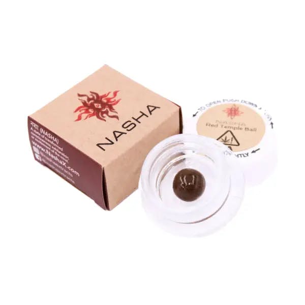 Nasha live resin package and opened container