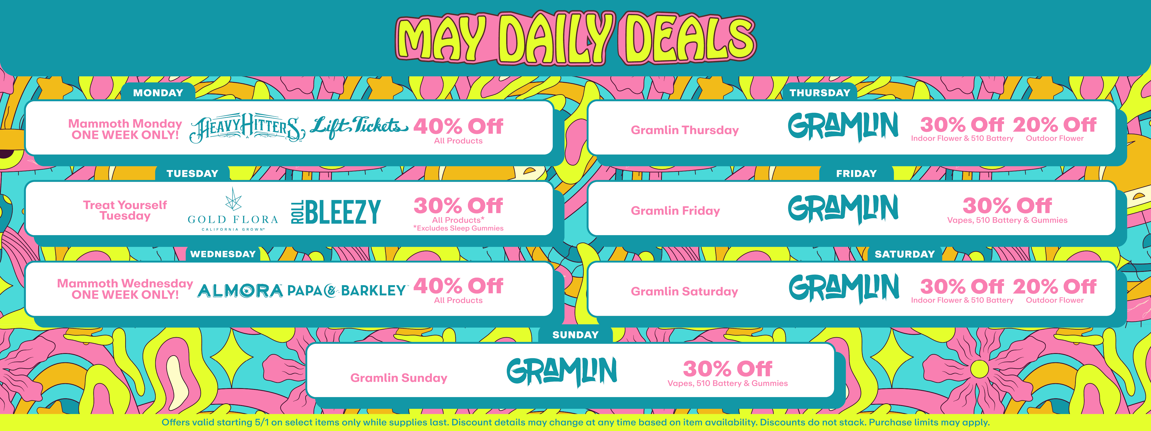 Daily Deals - Up to 40% off