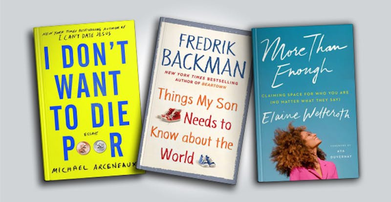 Three book covers