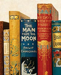 Ornate book spines