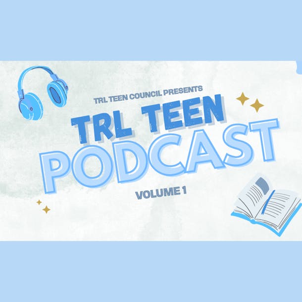 TRL Teen Podcast volume 1, headphones and book