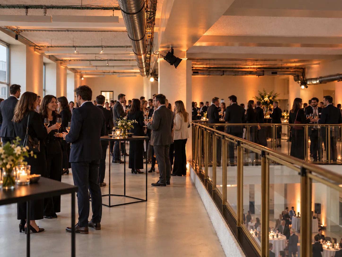 Mezzanine network reception