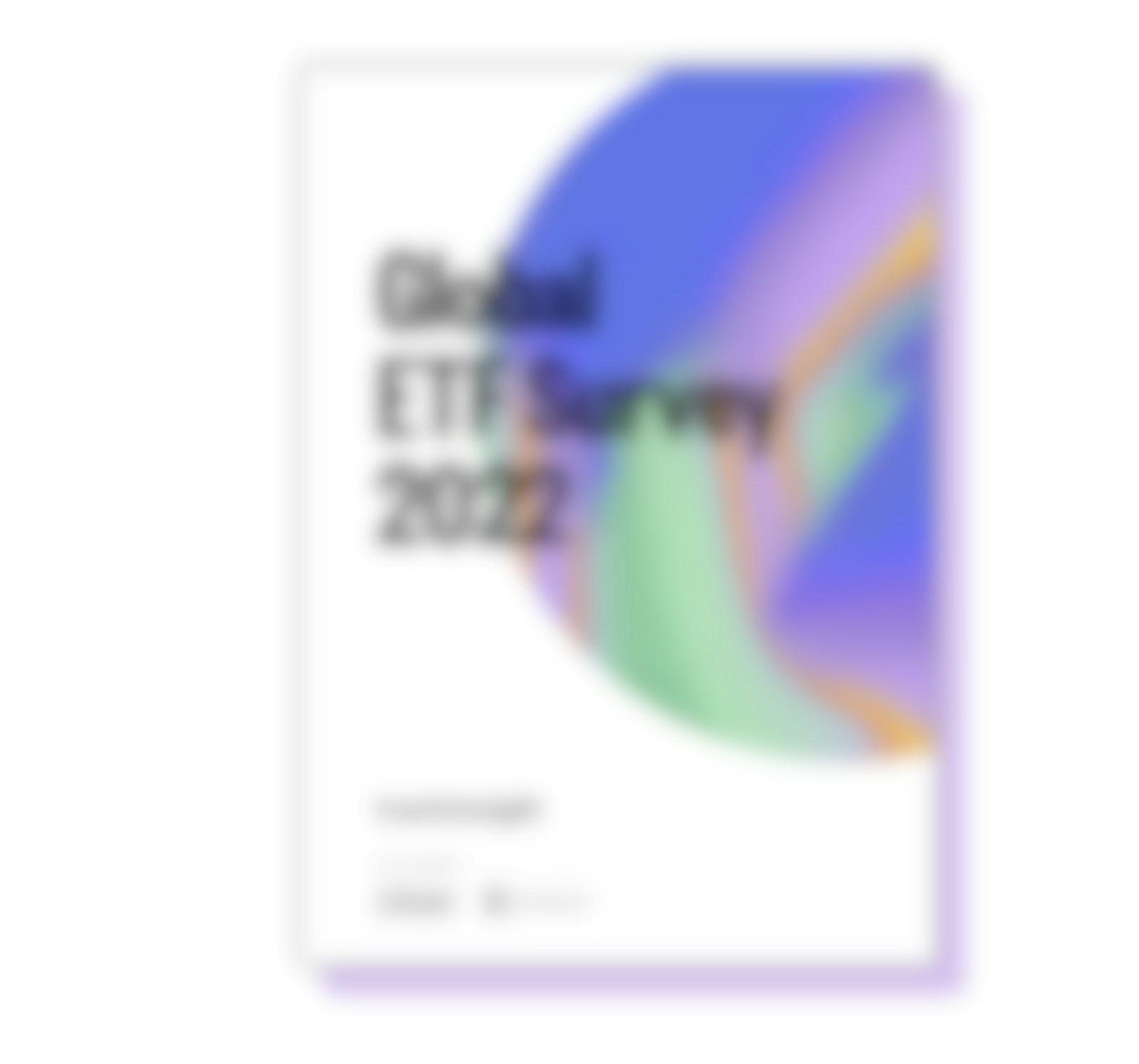 Global ETF Investor Survey 2022