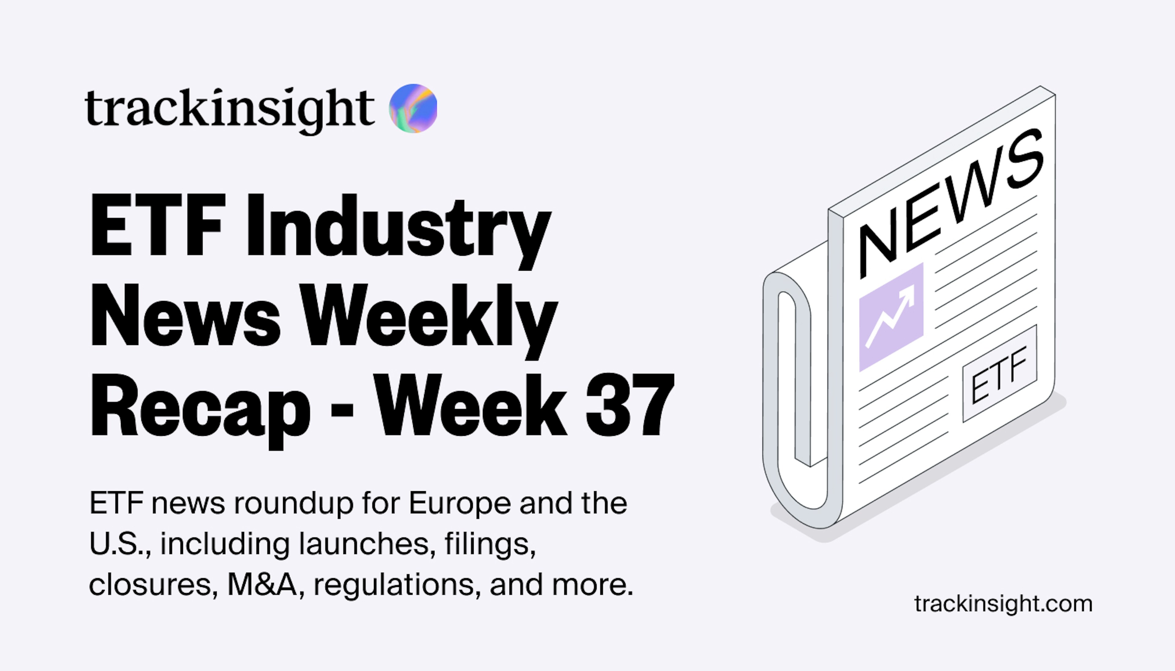 Weekly ETF News Recap - September 9-13