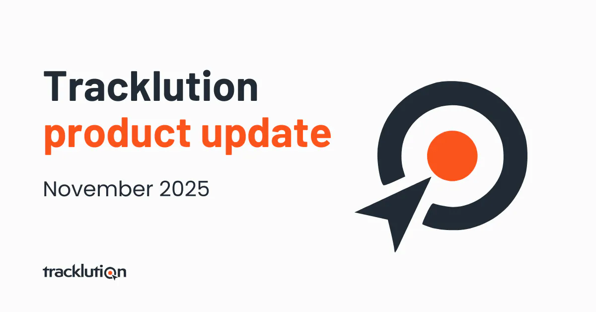 Tracklution product update: November 2025