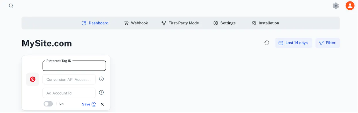 Pinterest connector