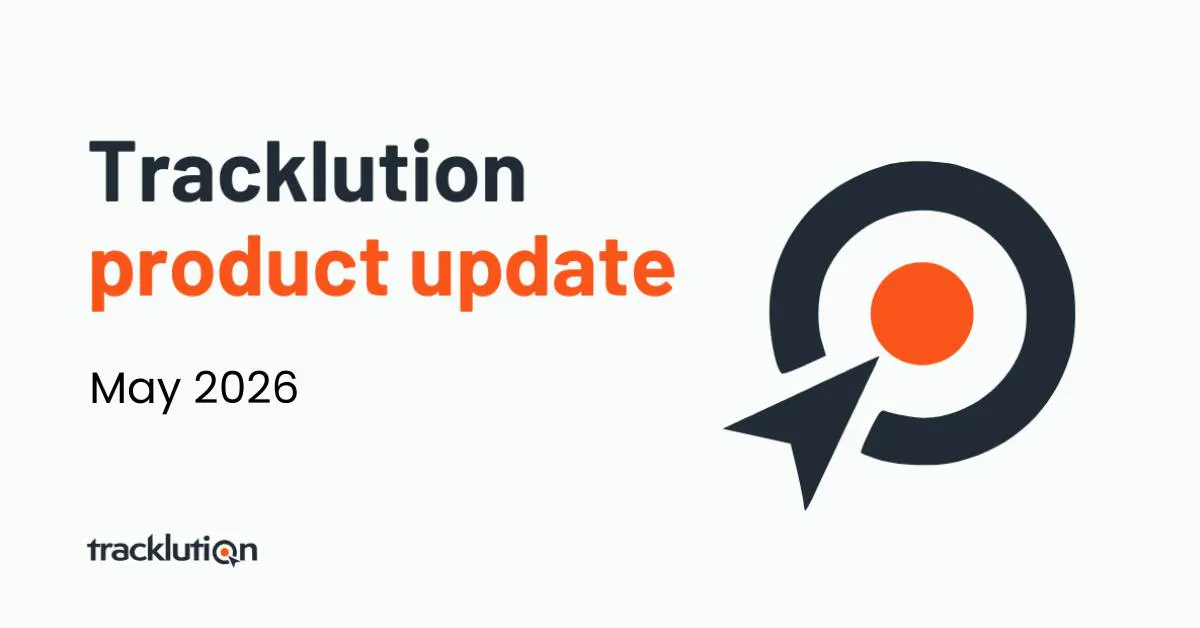 Tracklution product update: May 2026