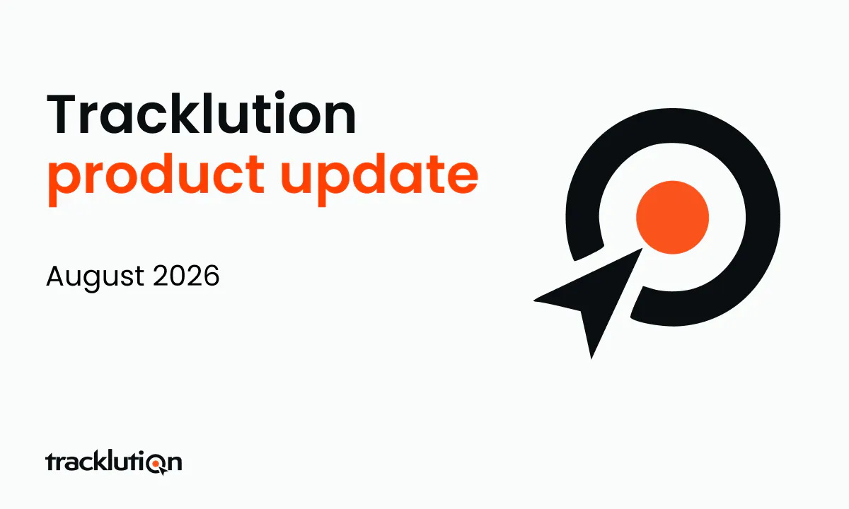 Tracklution Product Update: August 2026