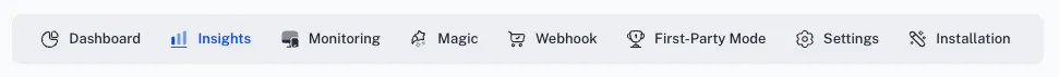 Tracklution product update - Insights tab