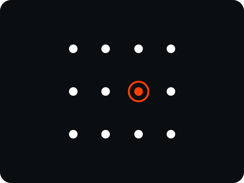 Abstract image of tracking in a field
