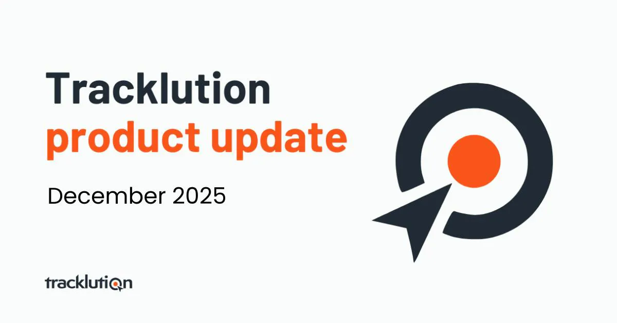 Tracklution product update: December 2025
