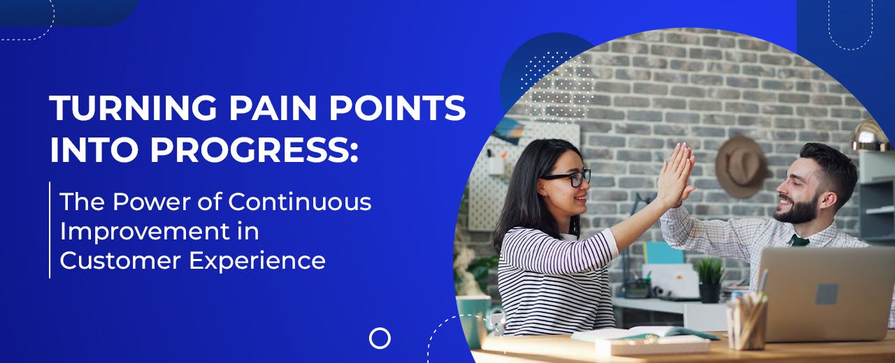 Customer journey with improvement strategies