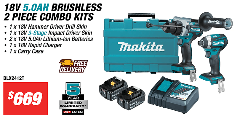 Trade tools makita discount combo