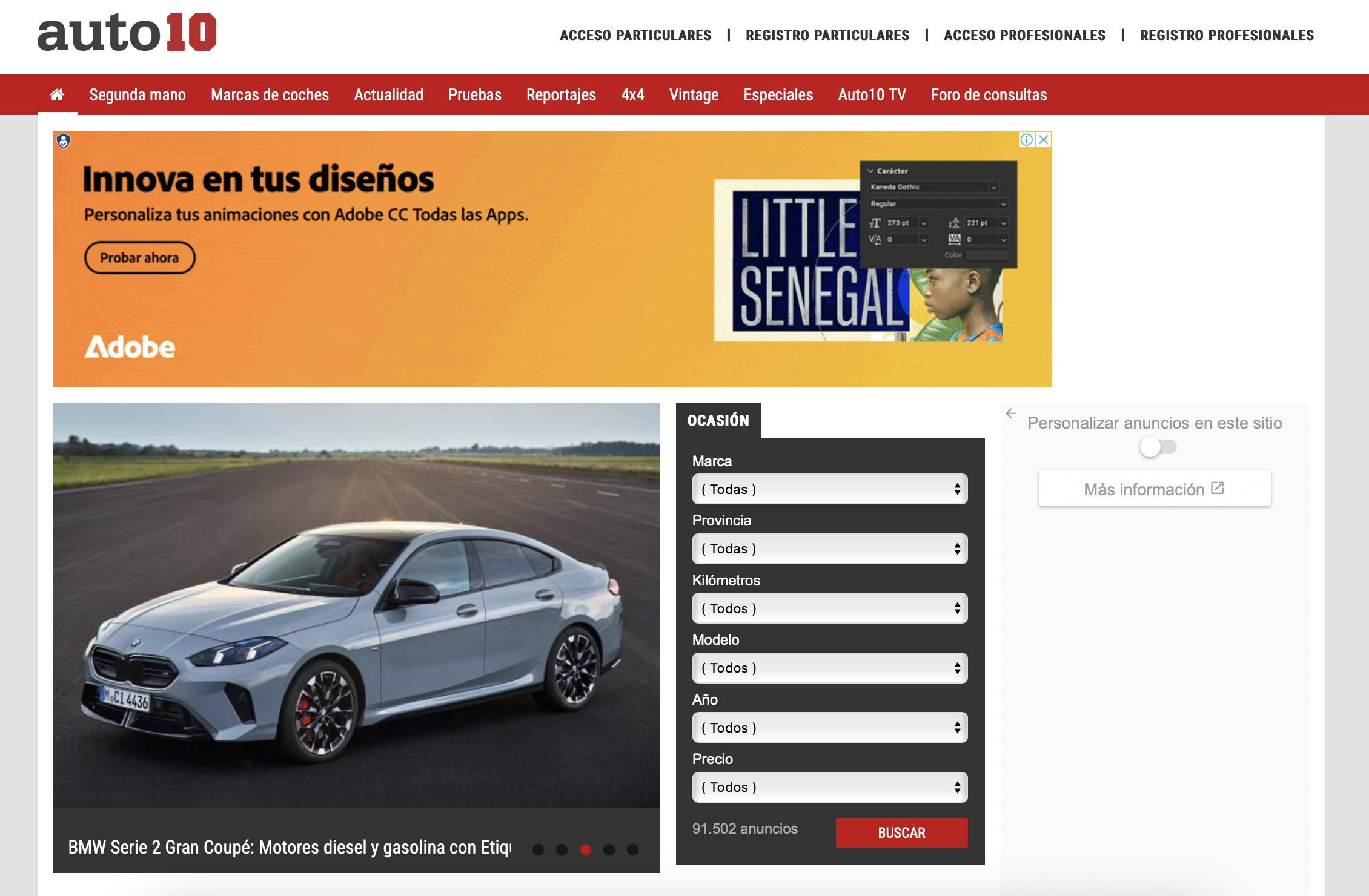 Plataforma Auto10.com