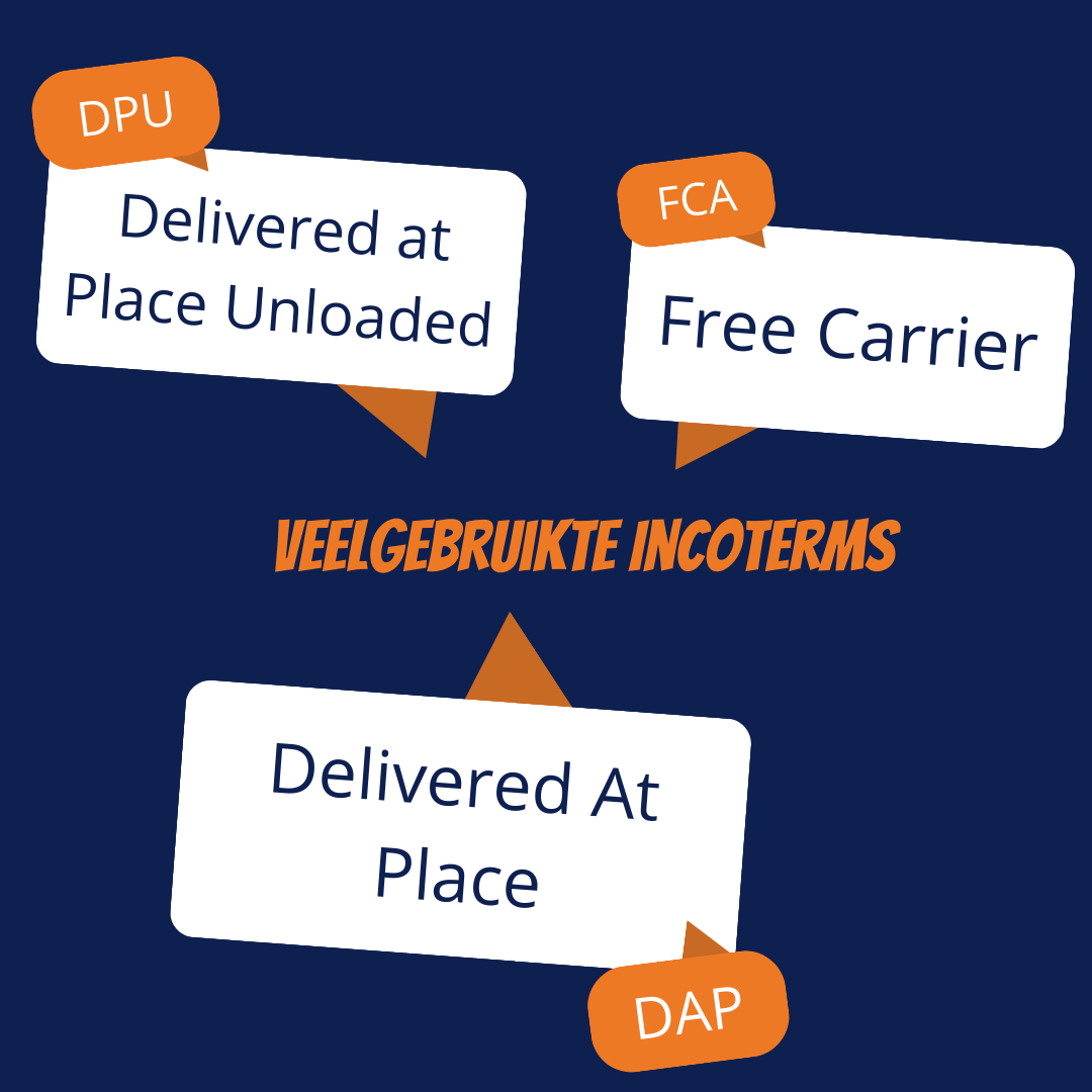 Incoterms DPU - FCA - DAP