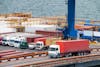 Container transport Roemenië
