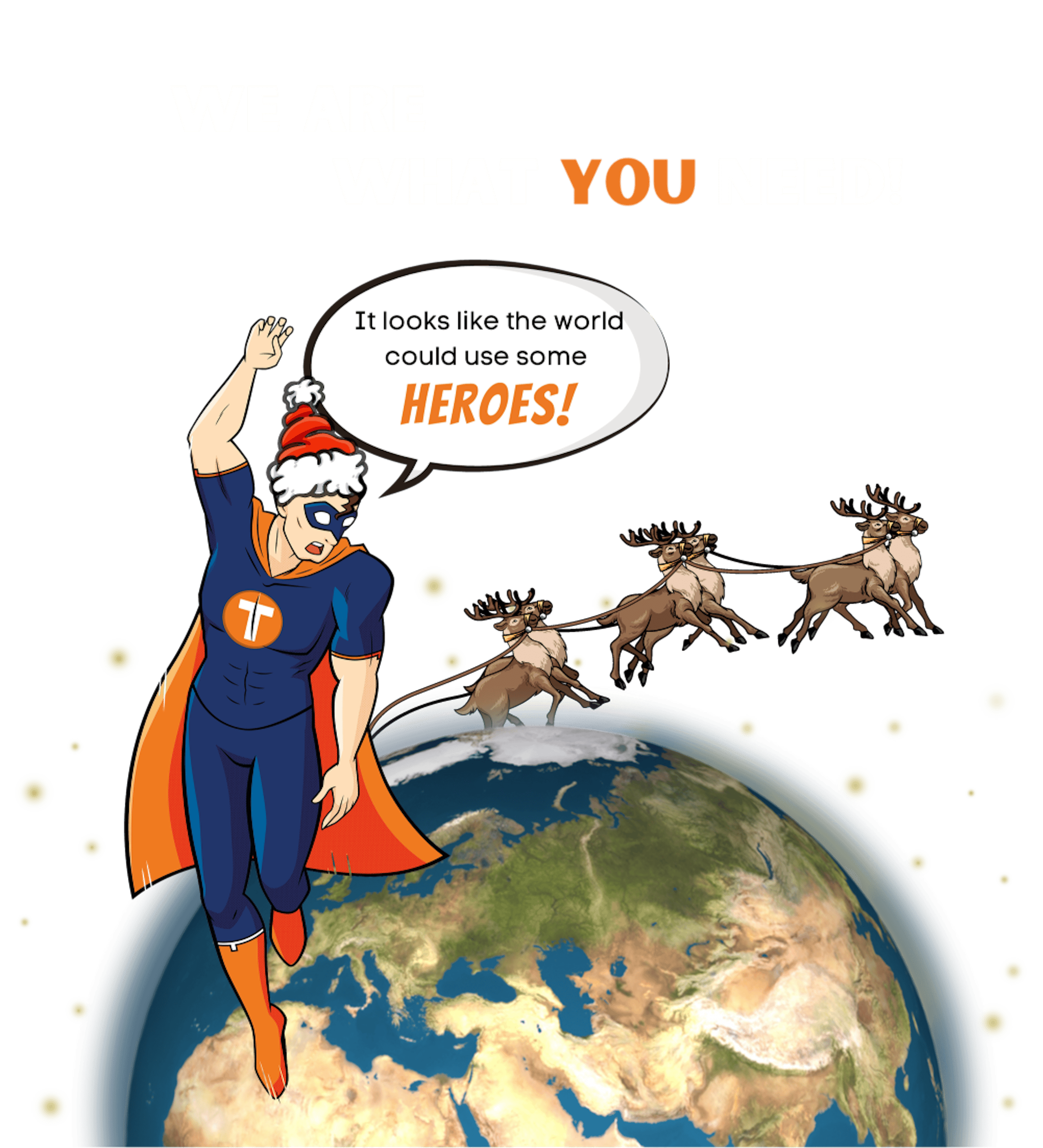TransHeroes homepage kerst
