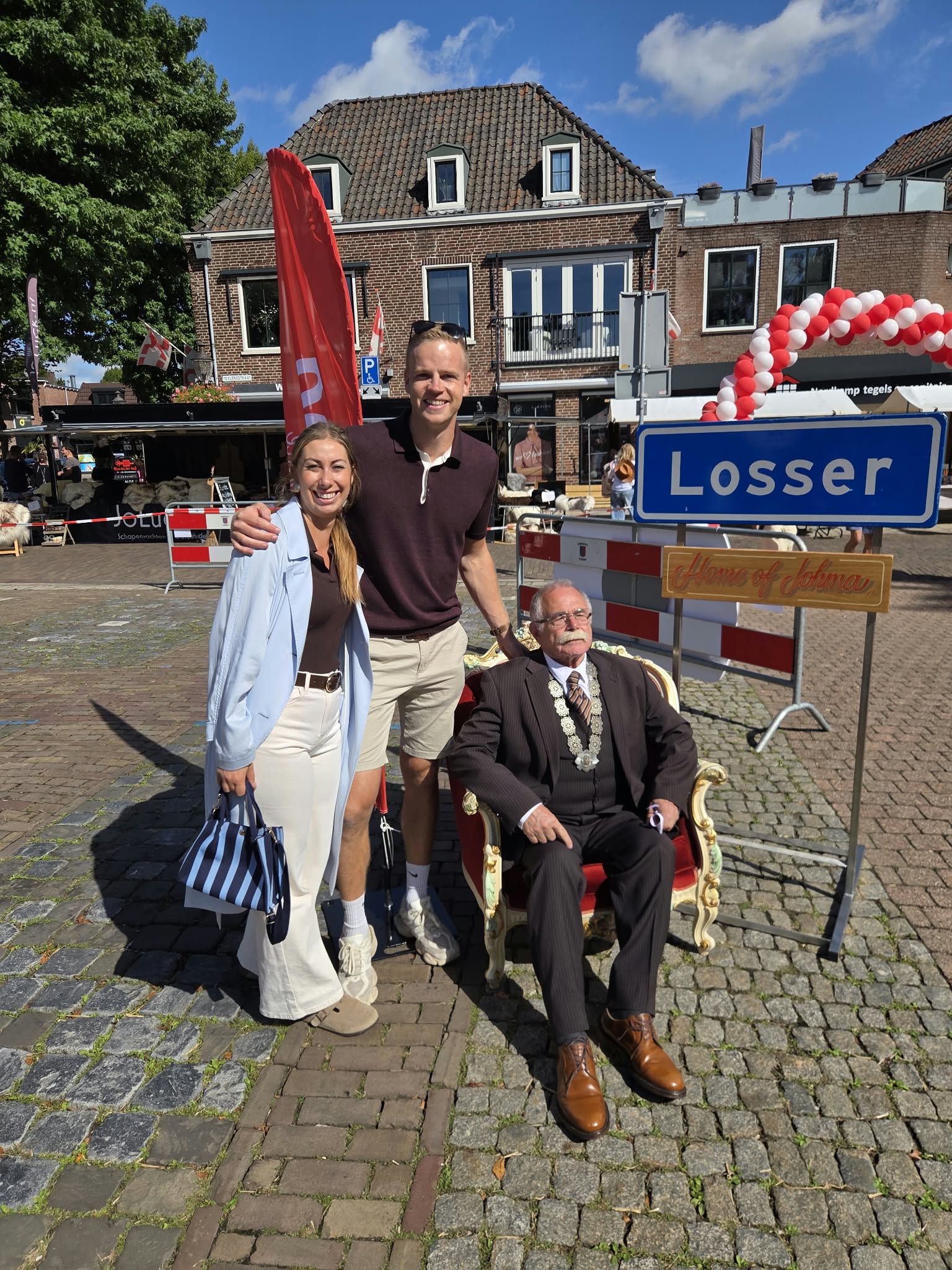 Sandro met wijn