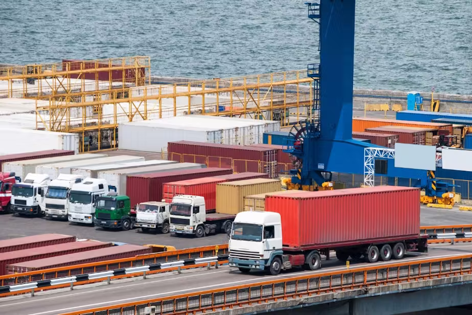 Container transport Roemenië