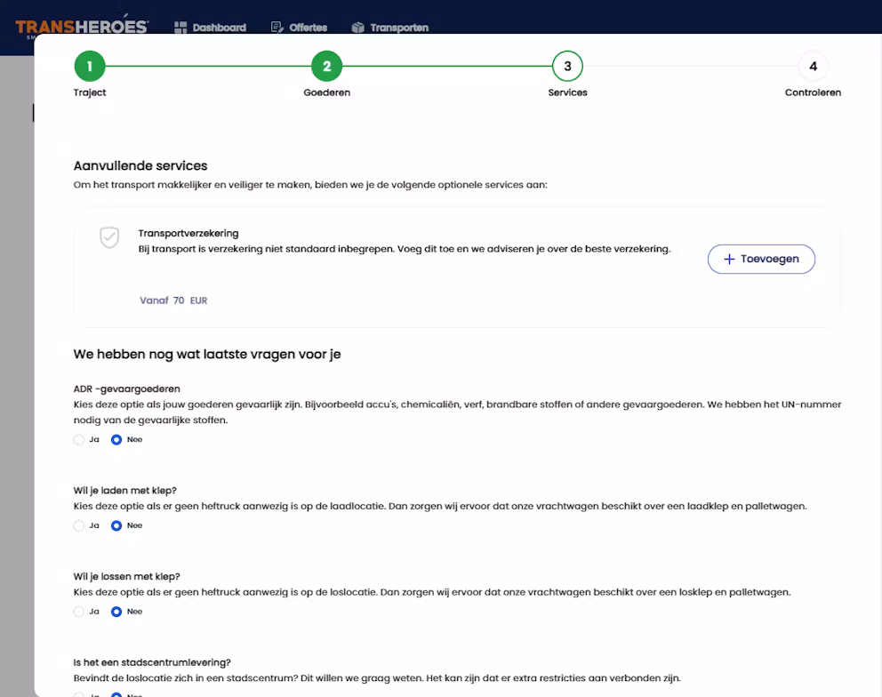 Transportal services