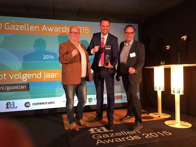 Golden Gazelle for TTS and BTA in 2015