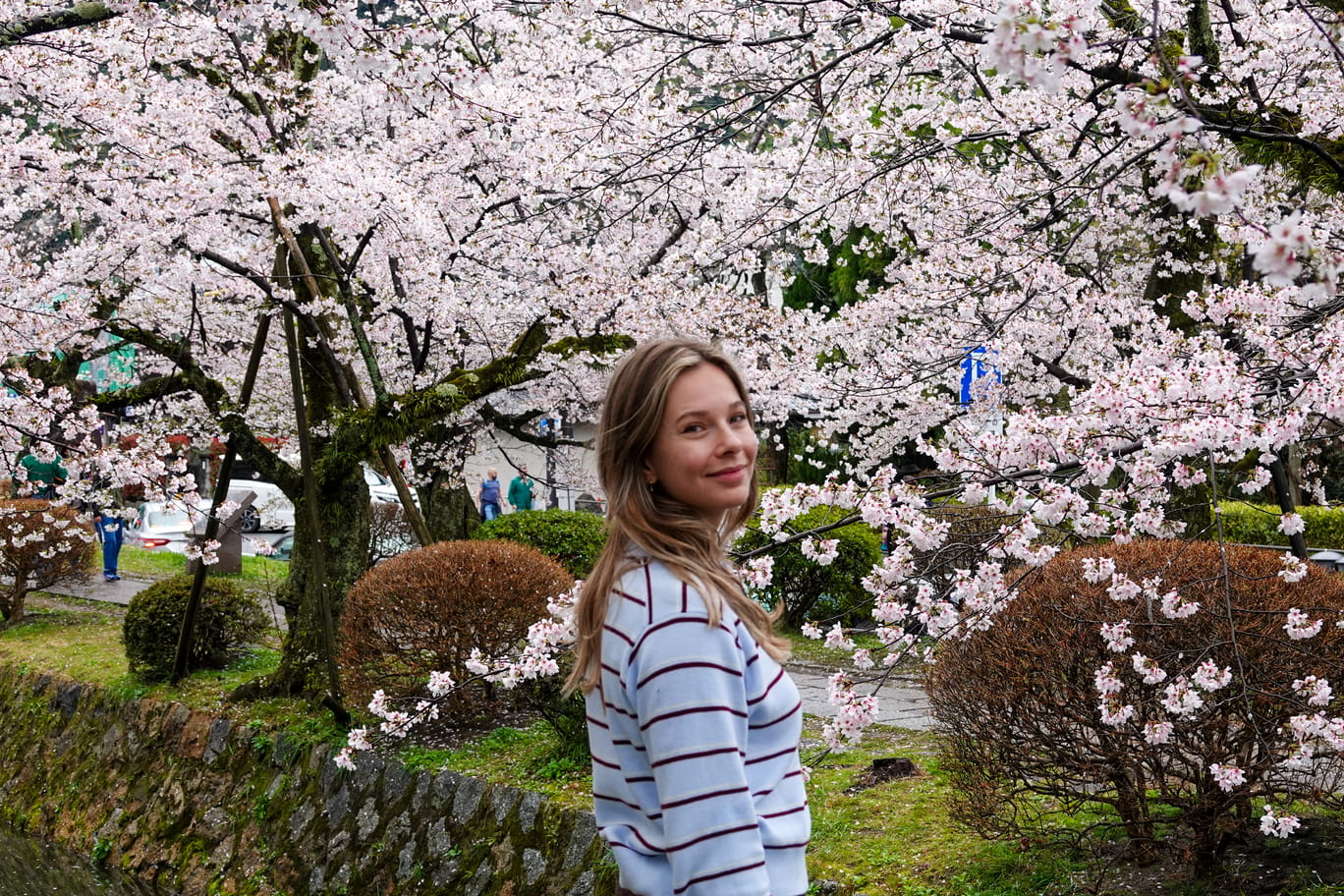 Melanie Kieft in Japan