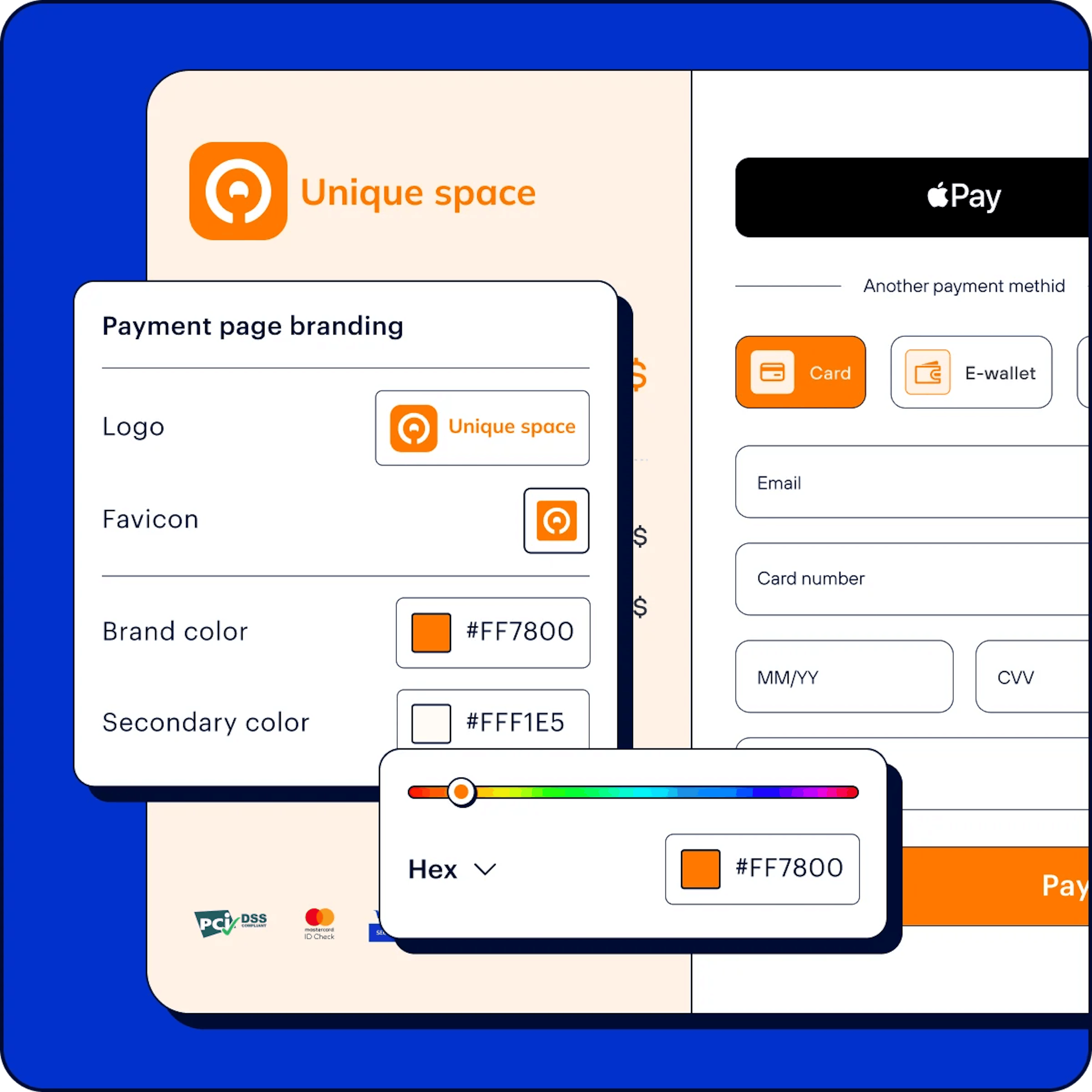 Fully tailored checkout page