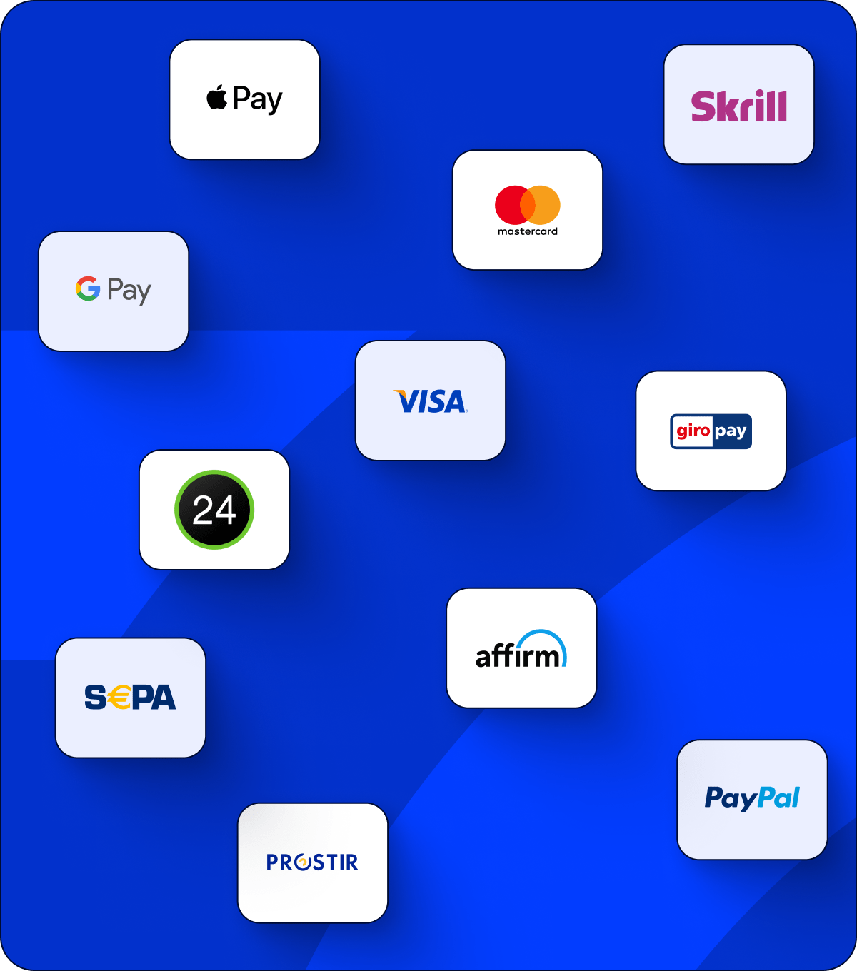 International and local payment methods