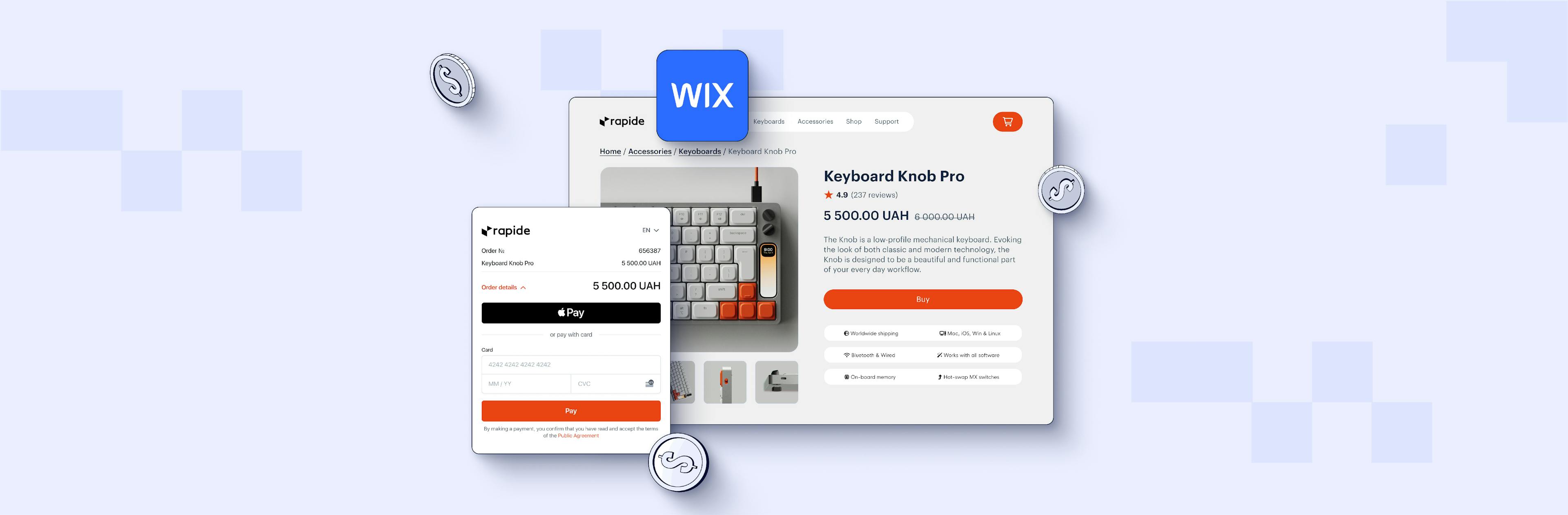 Convenience of payments on Wix websites: How Tranzzo helps your business