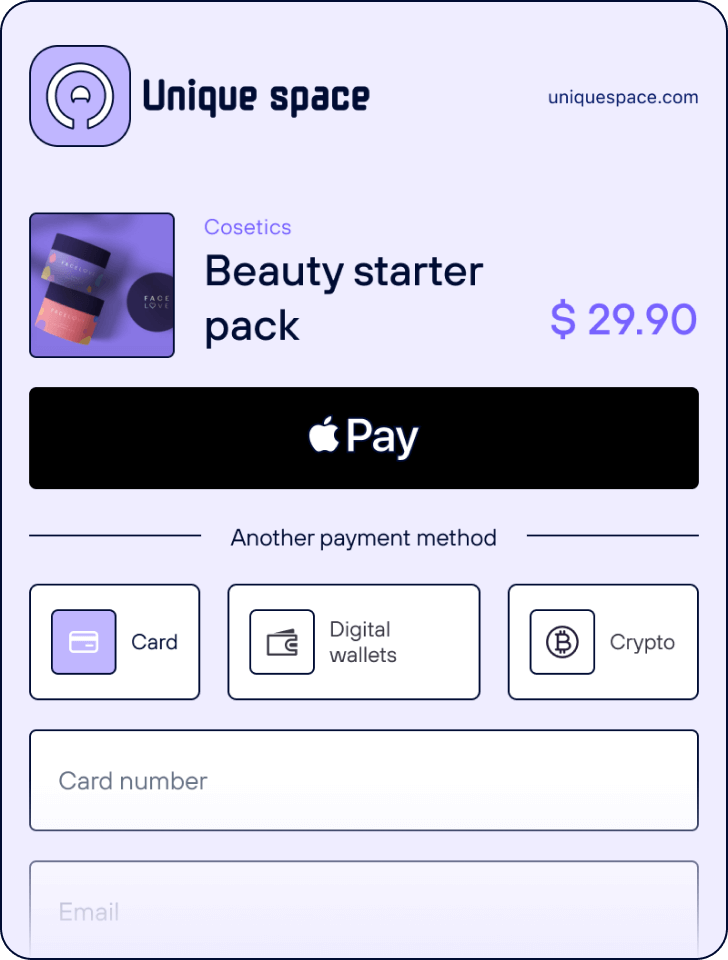 Чекаут для сайту Чекаут для сайту
