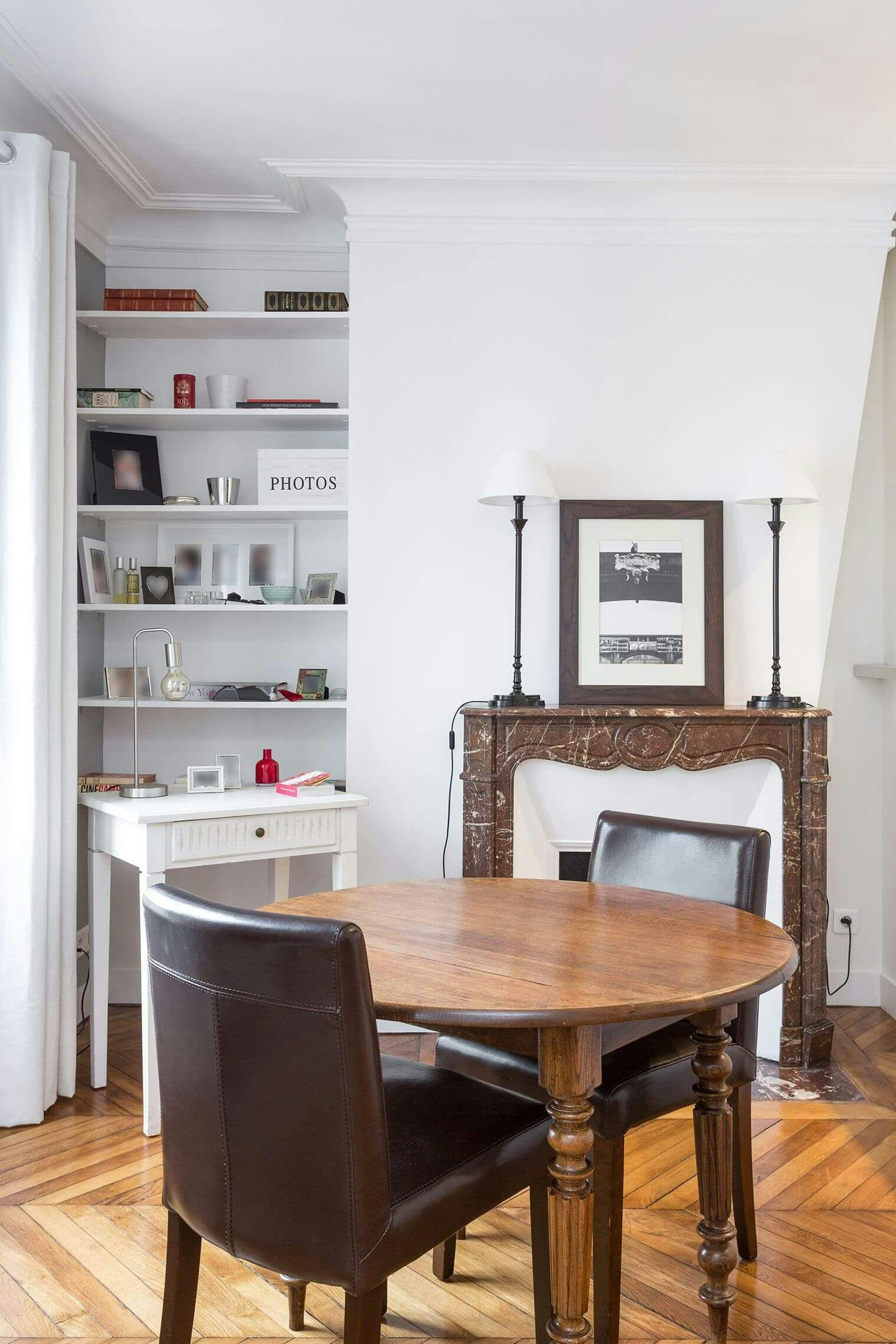 Renovation salon appartement haussmannien