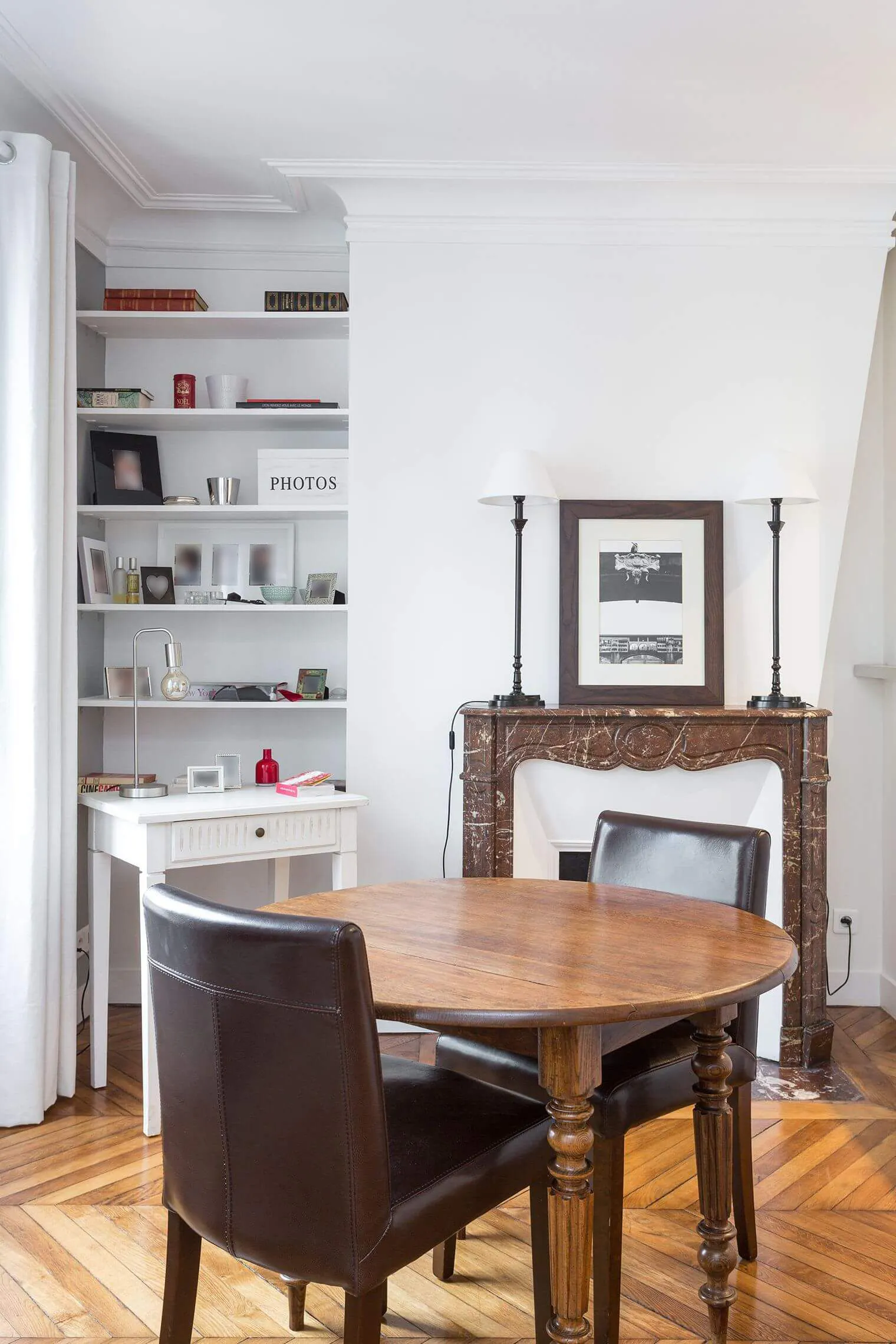 Renovation salon appartement haussmannien