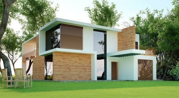 Maison d'architecte à ossature bois