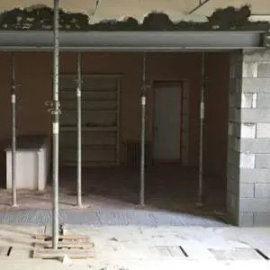 Ouvrir un mur porteur - pose des etais